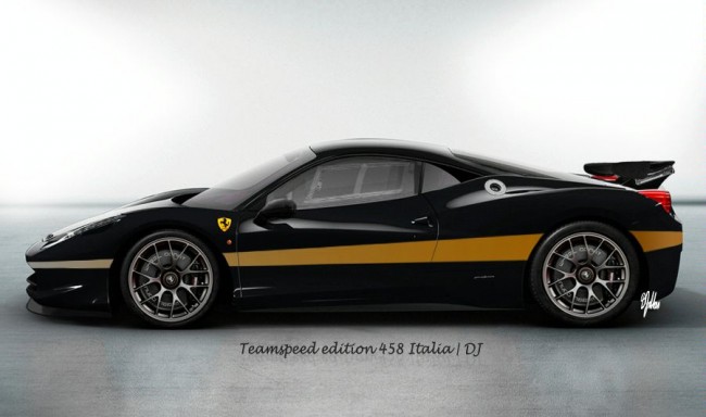 Ferrari 458 Italia Spider rendering