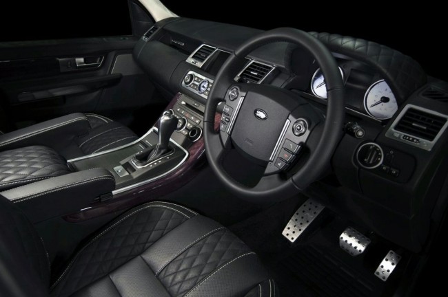 Салон тюнингового Range Rover Sport