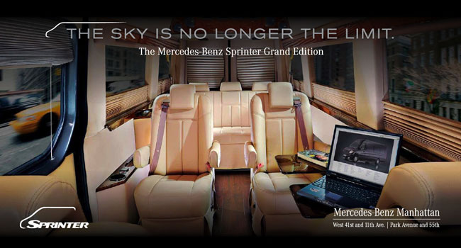 Интерьер Mercedes Sprinter Grand Edition Интерьер Mercedes Sprinter Grand Edition