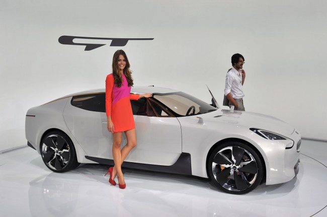 Kia GT Concept на автосалоне во Франкфурте Kia GT Concept на автосалоне во Франкфурте