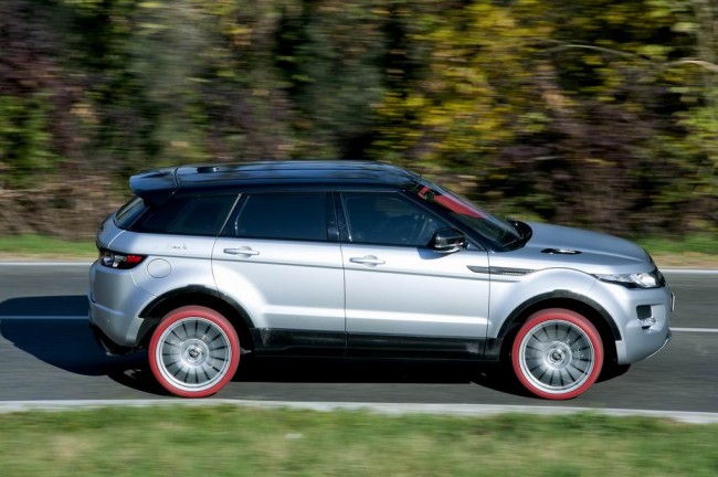Range Rover Evoque HFI-R на красных шинах Marangoni Range Rover Evoque HFI-R на красных шинах Marangoni
