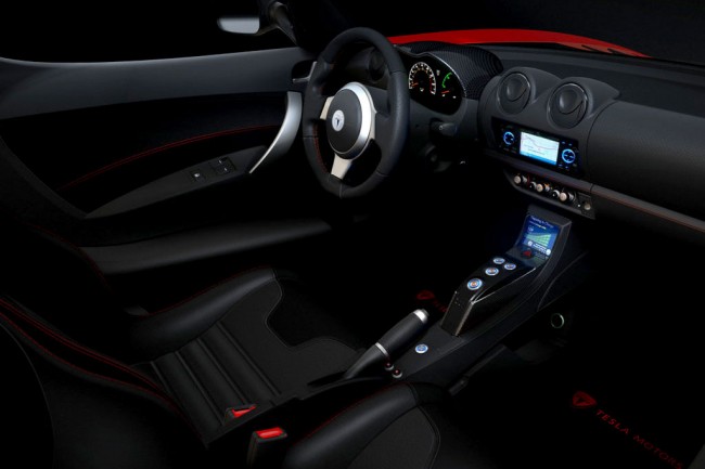 Салон Tesla Roadster Sport Салон Tesla Roadster Sport