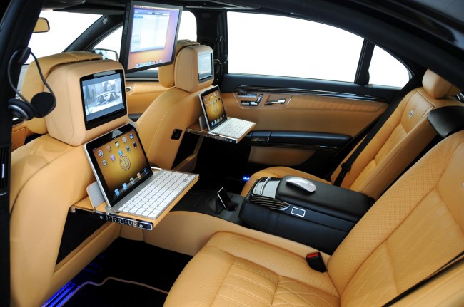 В салоне S-class iBusiness от ателье Brabus В салоне S-class iBusiness от ателье Brabus