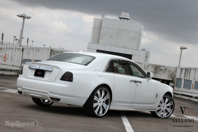 Rolls-Royce Ghost от Mansory с дисками Vellano Rolls-Royce Ghost от Mansory с дисками Vellano