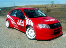 Фото гоночной Lada Granta Sport