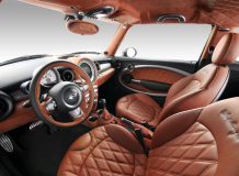 Роскошный интерьер MINI в стиле Bentley