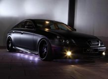 Пороги с подсветкой для Mercedes CLS