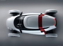Электромобиль Audi Urban вид сверху