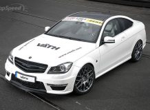 Тюнинговый Мерседес C63 AMG купе фото