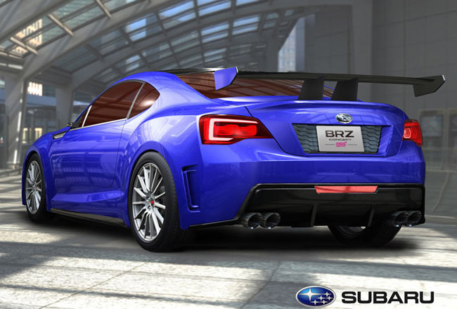 Subaru показала внешность своего купе BRZ STi Concept Subaru показала внешность своего купе BRZ STi Concept