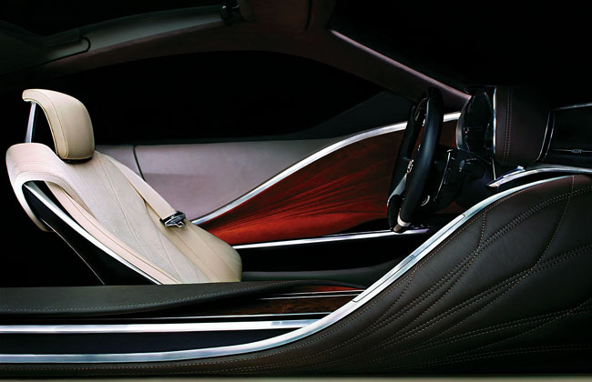 Интерьер Lexus LF-LC Concept Интерьер Lexus LF-LC Concept
