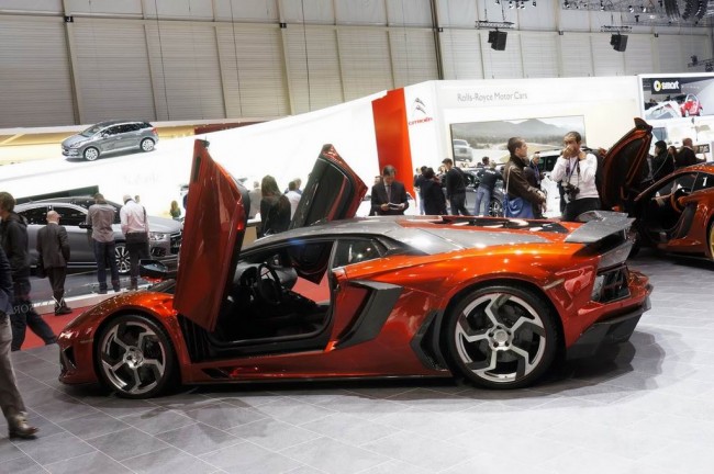 Тюнинг Lamborghini Aventador от ателье Mansory Тюнинг Lamborghini Aventador от ателье Mansory