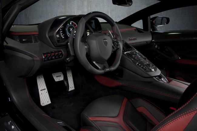 Тюнинг салона Lamborghini Aventador от Mansory Тюнинг салона Lamborghini Aventador от Mansory