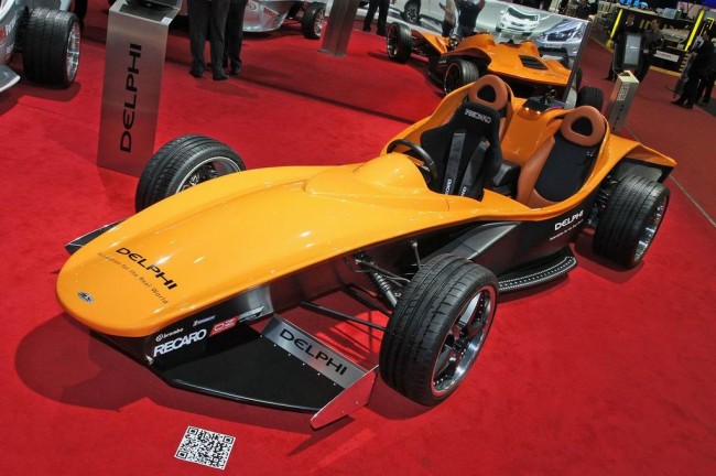 Delphi и Sbarro представили концепт F1for3 Delphi и Sbarro представили концепт F1for3