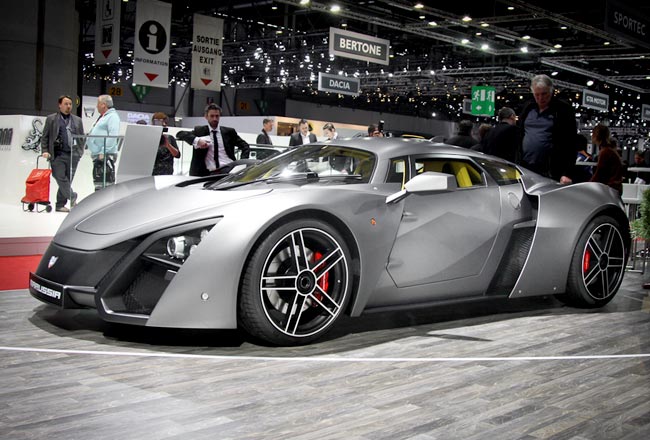 Marussia B2 на автосалоне в Женеве 2012 Marussia B2 на автосалоне в Женеве 2012