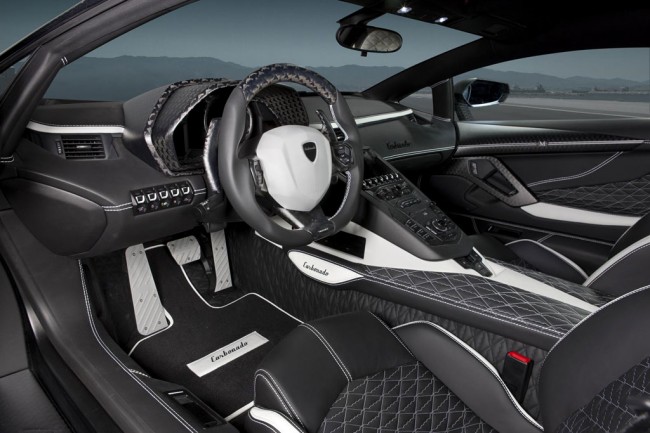 Фото салона Mansory Aventador Carbonado Фото салона Mansory Aventador Carbonado