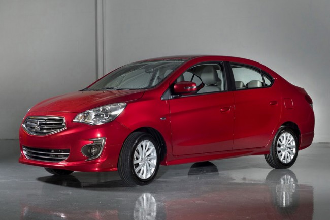 Бюджетный седан Mitsubishi Attrage Бюджетный седан Mitsubishi Attrage