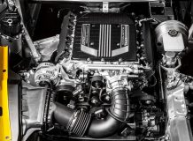Фото мотора V8 LT4 на Corvette C7 Z06