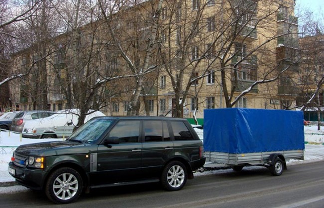 Управление автомобилем с прицепом