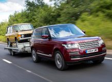 Range Rover с системой Transparent Trailer