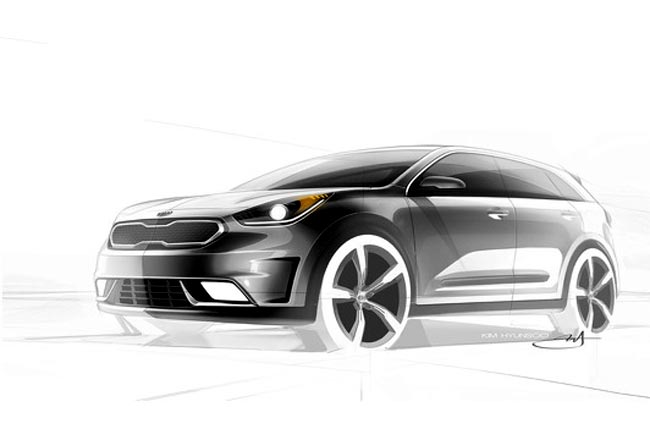 Скетч KIA Niro Скетч KIA Niro