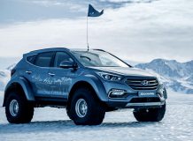Фото Хендай Санта Фе покорившего Антарктику