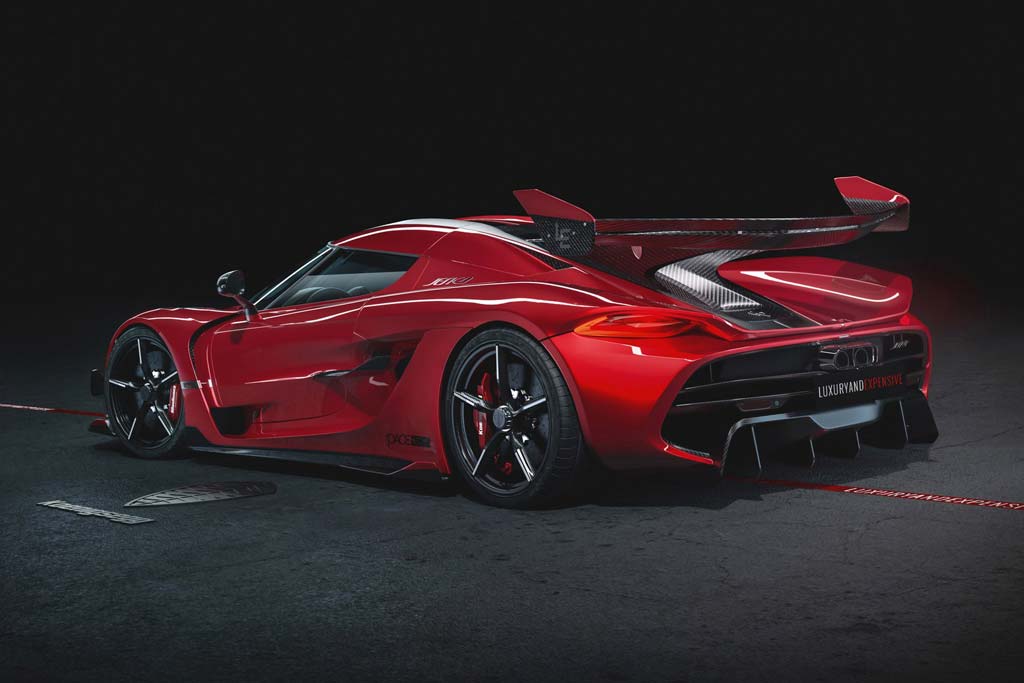 Koenigsegg Jesko Cherry Red