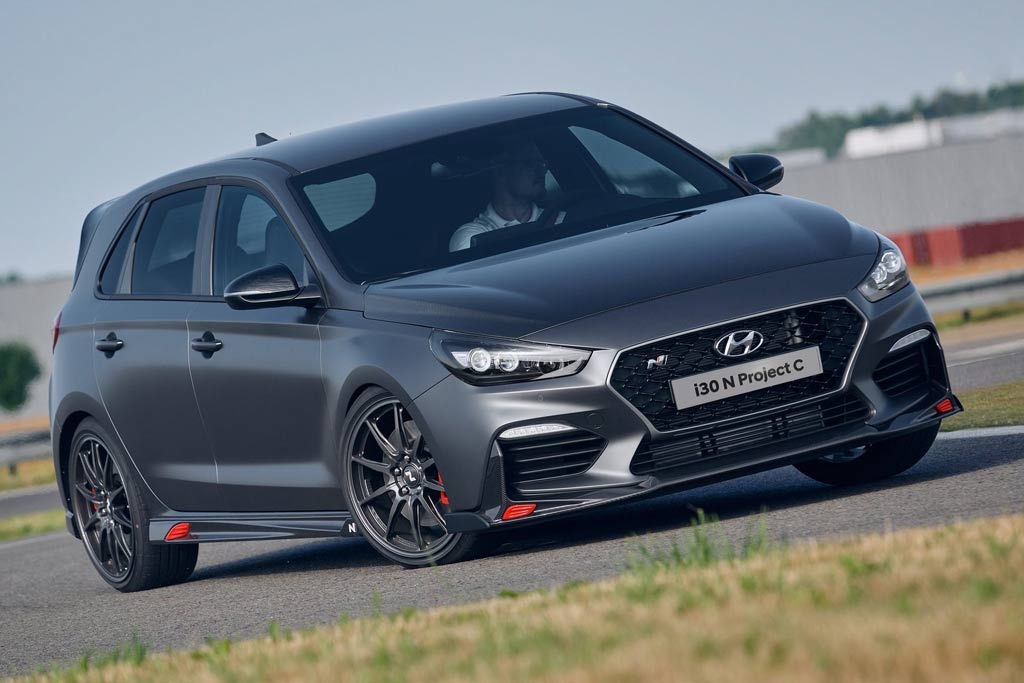 1:18 Hyundai I30 N Project C - 2017 - Gris foncé métallisé