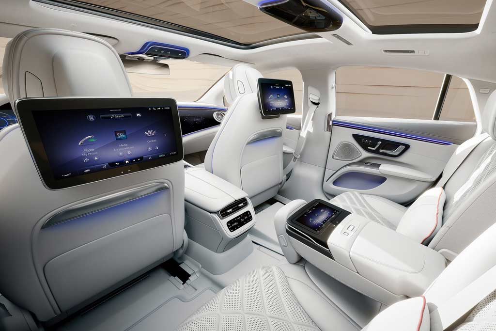 Интерьер Mercedes-Benz EQS