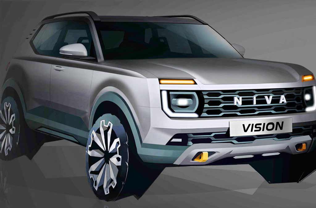 Скетч будущей Lada Niva