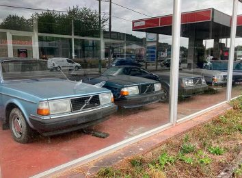 Заброшенный автосалон Volvo в Бельгии