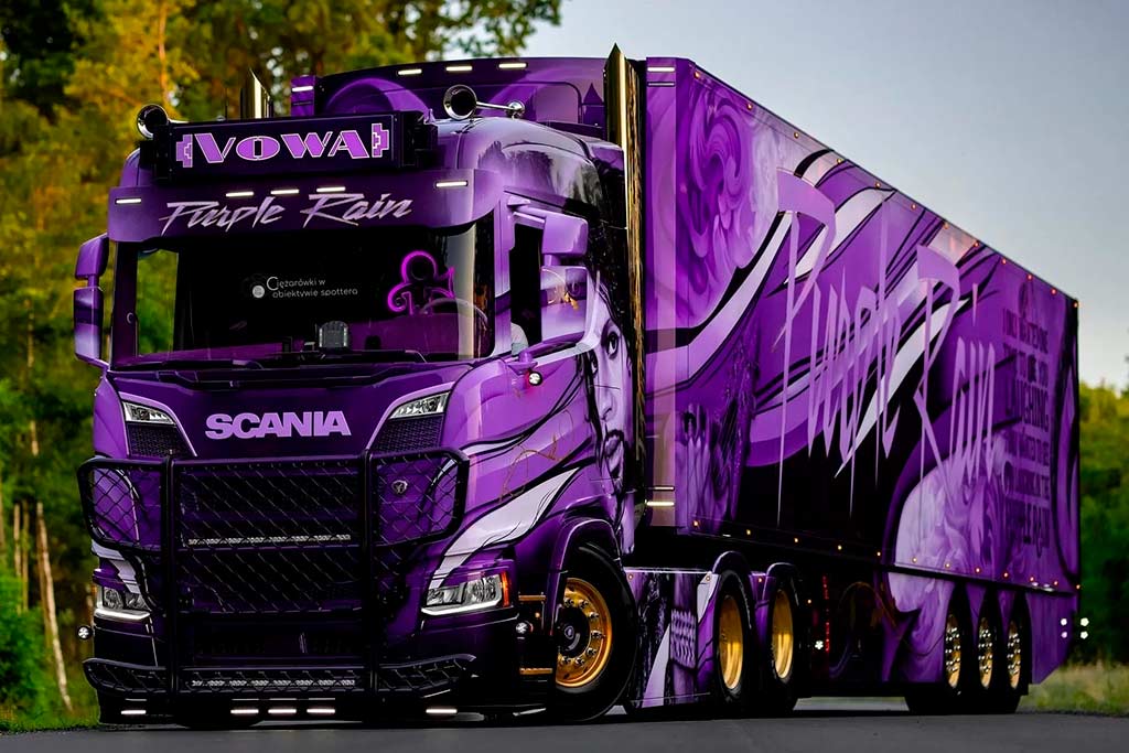 Scania R650 "Purple Rain"