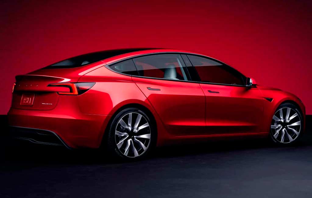 Tesla Model 3 рестайлинг