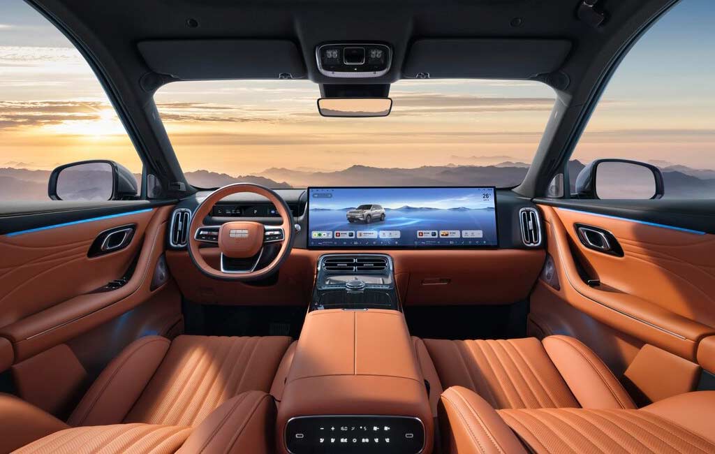 Салон Geely Galaxy M9