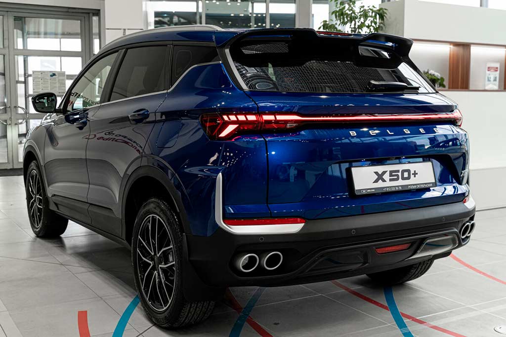 Цвета кузова Belgee X50+: шесть доступных оттенков для кроссовера