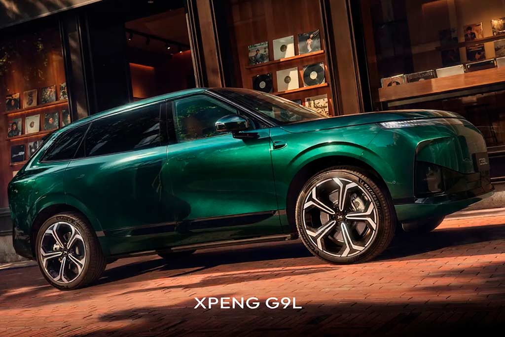 Компания Xpeng частично рассекретила большой пятиместный кроссовер G9L