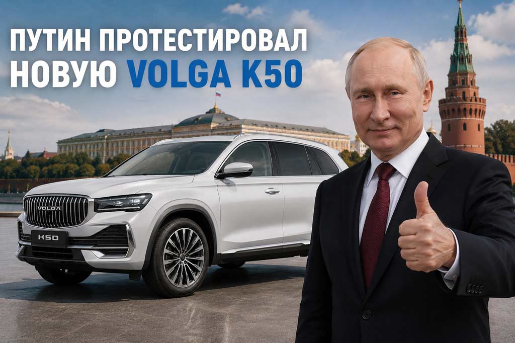 Путин протестировал Volga K50