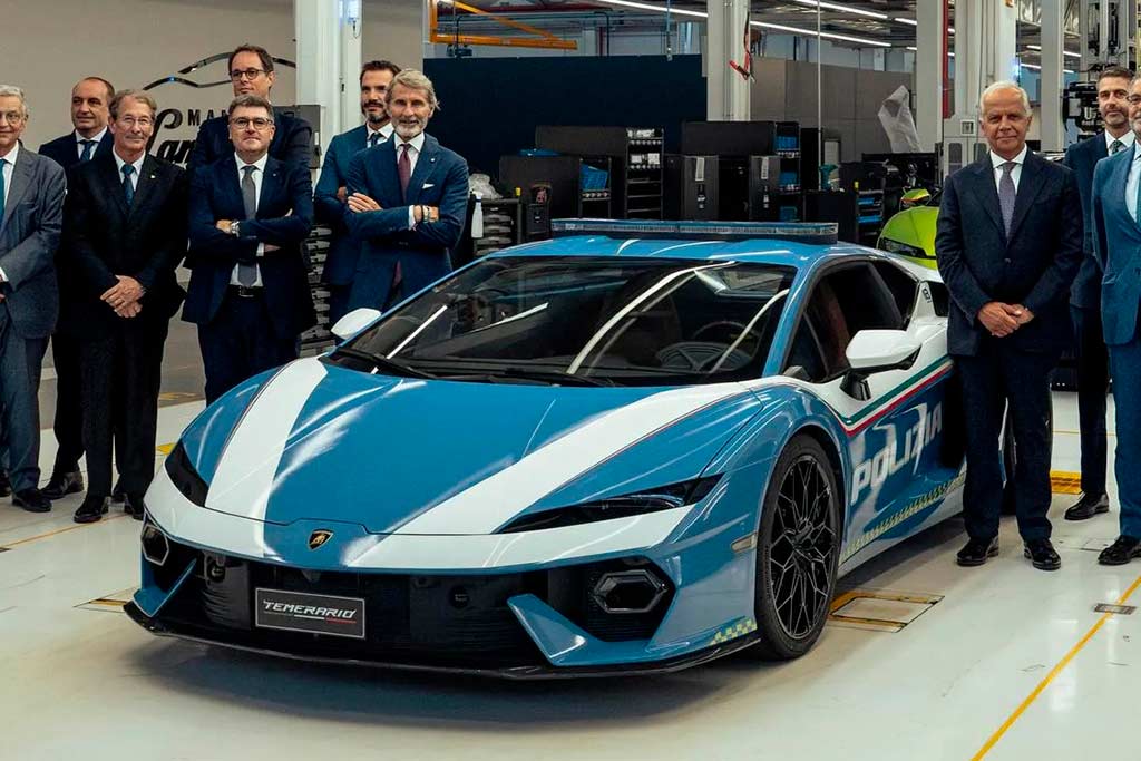 Lamborghini Temerario для итальянской полиции