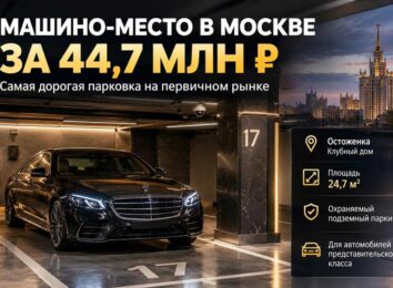 Машино-место за 45 млн рублей